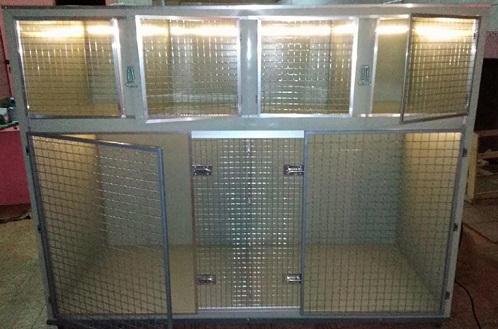 Клітка для ветеринарних клінік з підігрівом і LED світлом