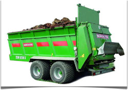 Сільгосптехніка для обробки грунту, Розкидач органічних добрив TSW 5210 S (Bergmann)