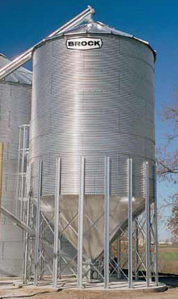 Хоперні сховища зерна Brock