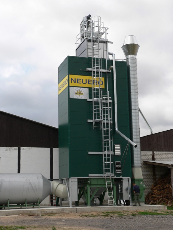 Шахтні проточні зерносушарки NDT