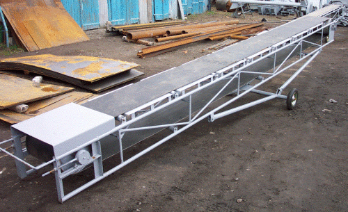 Стрічковий транспортер роликовий