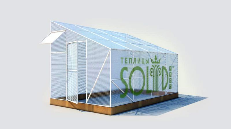 Теплиця односкатна