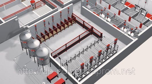 Ланцюговий-дисковий кормовий конвеєр