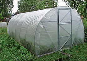 Теплиця "Дачна" під плівку