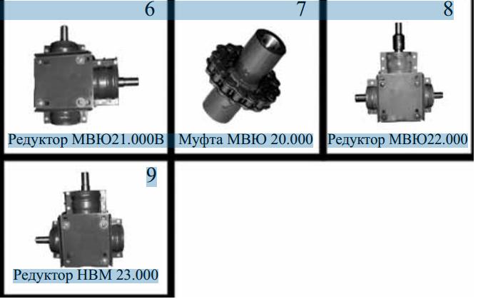 Запчастини для розкидувачів добрив МВД