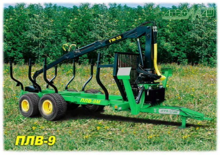 Напівпричіп лісовозний ПЛТ-9