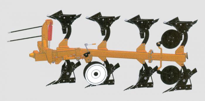 Плуг оборотний 4-х корпусний (3+1)