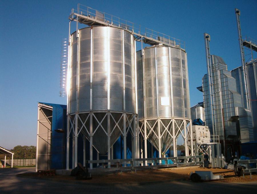 Зерносховища (силоси) конусні