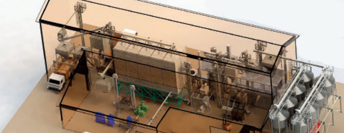 Комбікормовий завод 15 т/год, обладнання для виробництва комбікормів 15 т/год