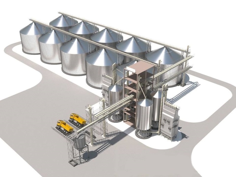 Проектування комплексів по зберіганню та переробці зернових