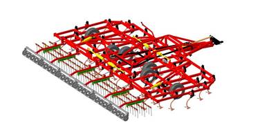Трисекційний причіпний польовий культиватор КП-9,5
