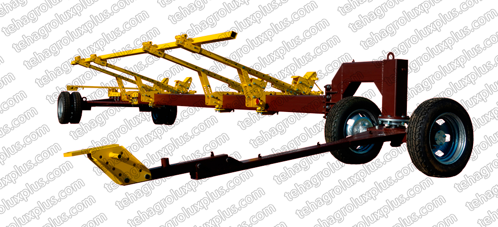 Візок для транспортування жниварок двовісний CARRELLO універсальний