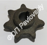 Зірочка 7-ми зубка d-30 (двостороння) Н.023.204